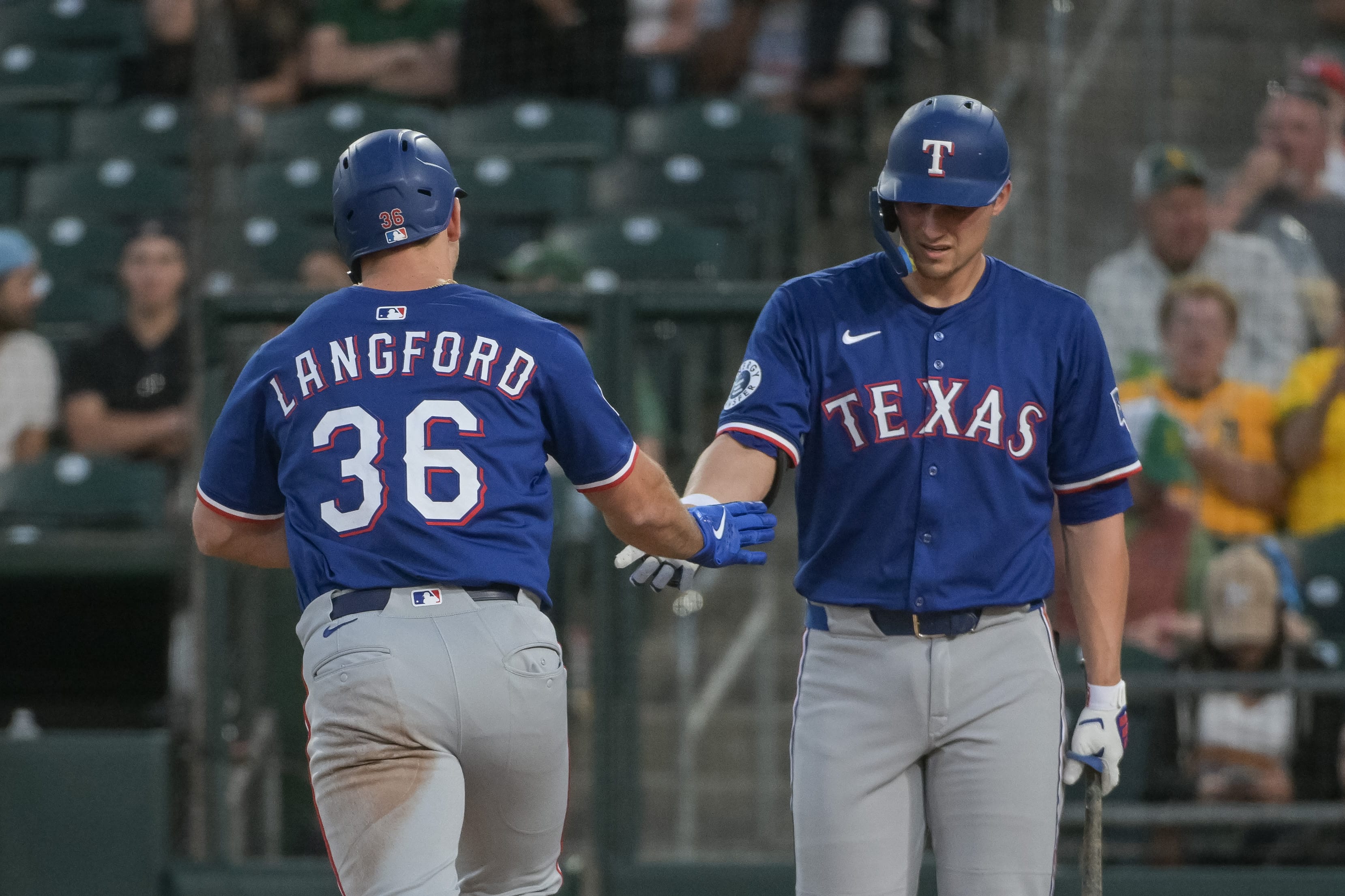 Texas Rangers Wyatt Langford Corey Seager