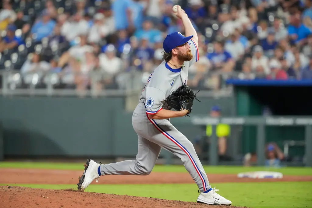 Texas Rangers' appeals help Robby Ahlstrom get first MLB win
