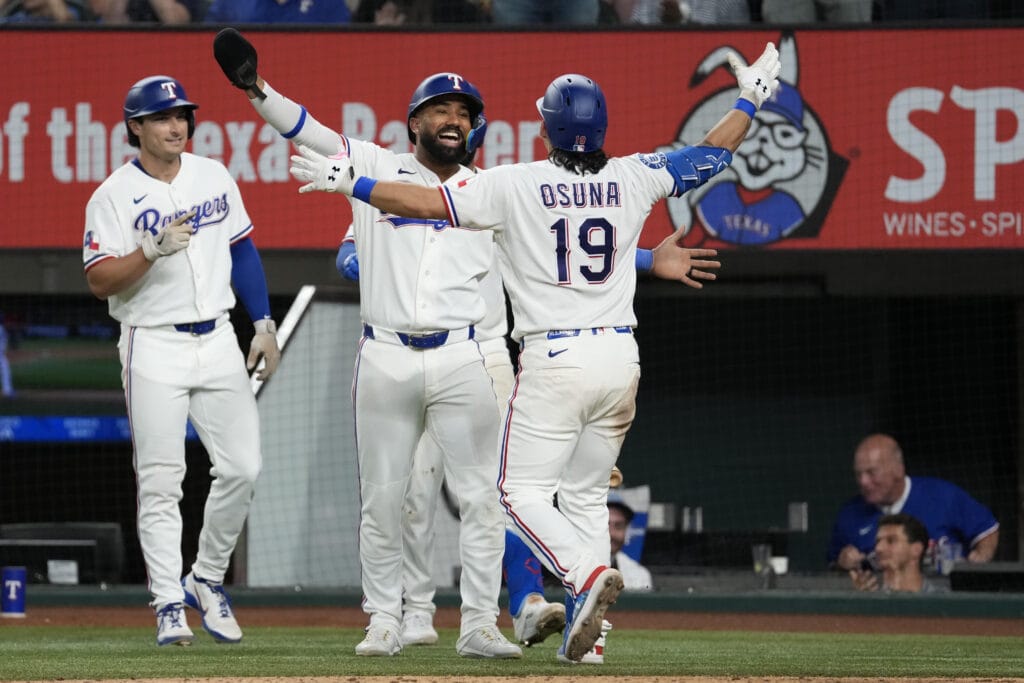 Texas Rangers Alejandro Osuna Justin Foscue Ezequiel Duran