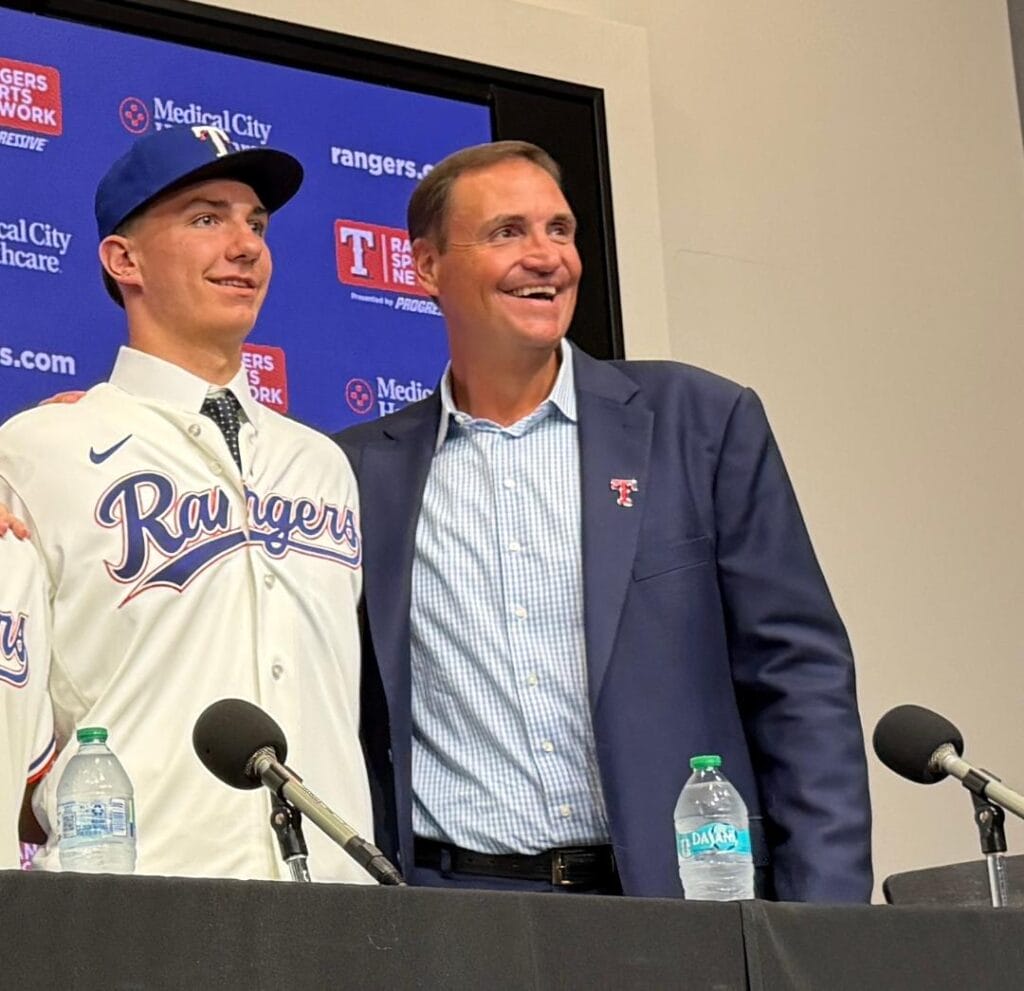 Texas Rangers Chris Young Brody Bumila