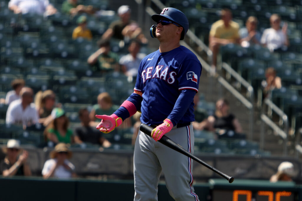 Texas Rangers Joc Pederson A's