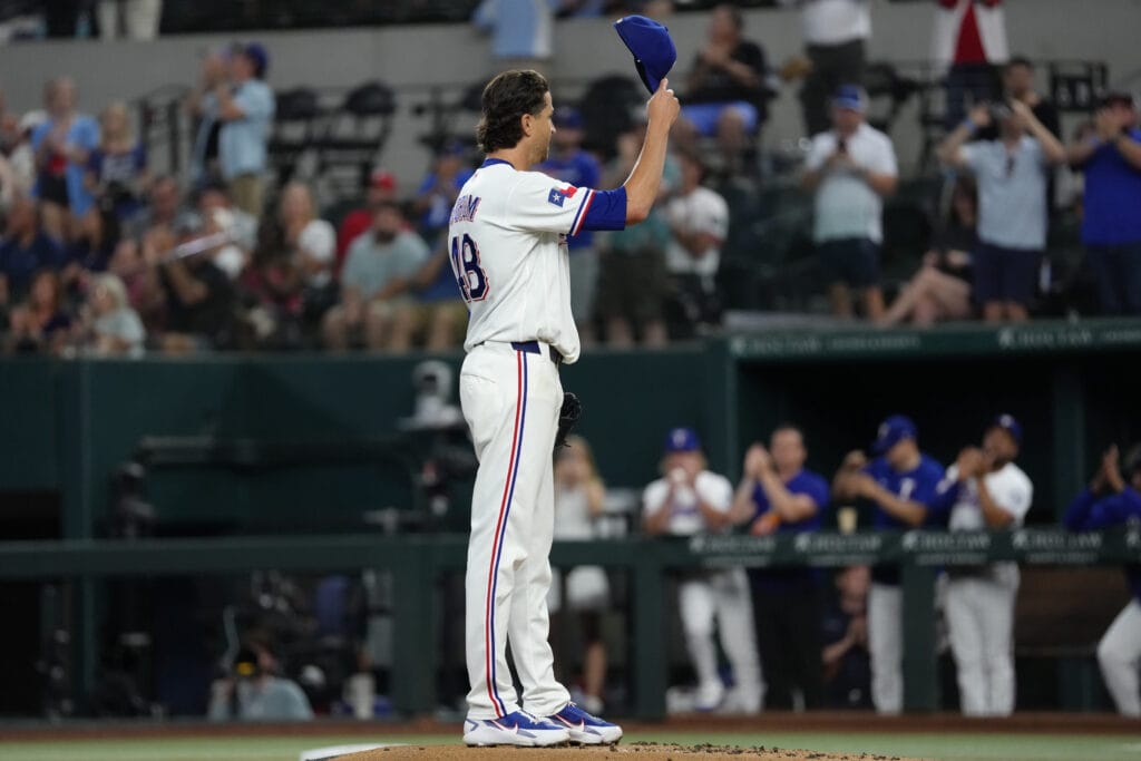 Texas Rangers Jacob deGrom