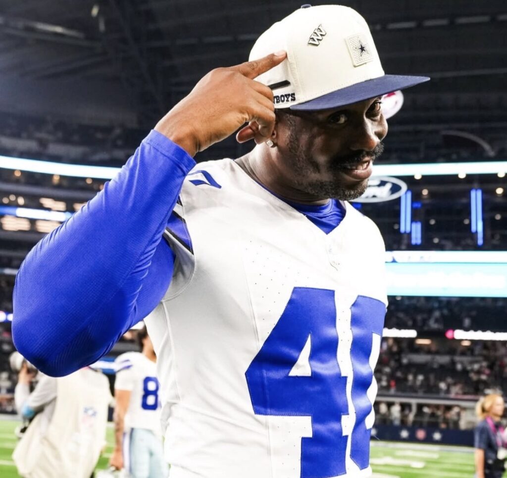 Von Miller enjoying life with Dallas Cowboys. The smile for the game is back, if only for one final season