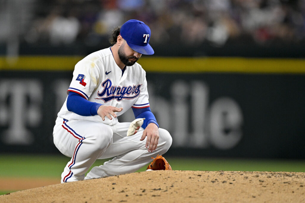 Texas Rangers Jakob Junis bullpen