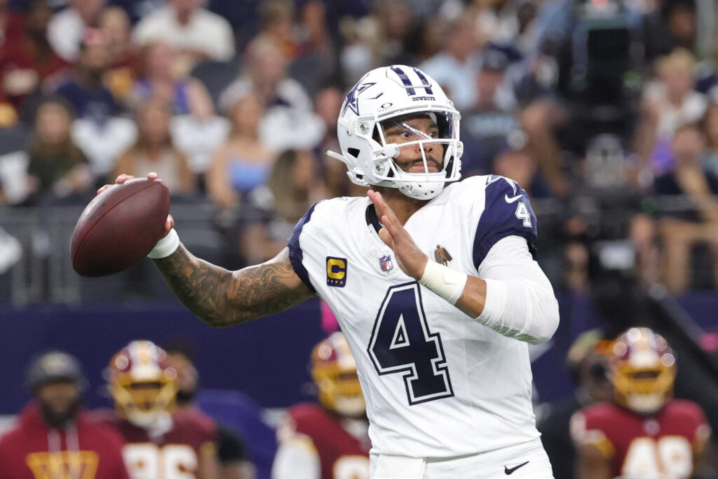 Dallas Cowboys QB Dak Prescott dominates the Washington Commanders again in record-breaking fashion. He is their daddy