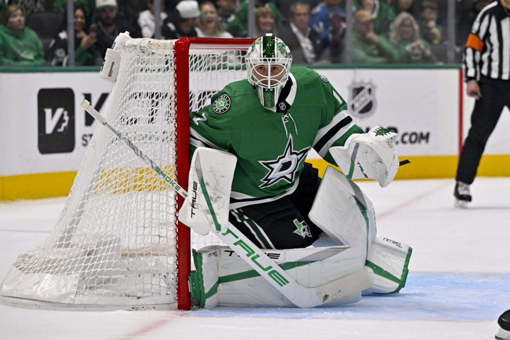 Dallas Stars goalie Casey DeSmith