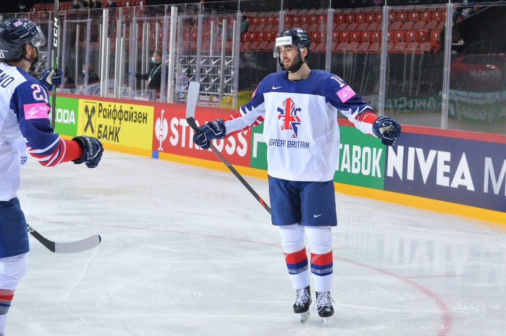 British invasion: Liam Kirk calmly carrying hopes of UK hockey on his shoulders with Coyotes