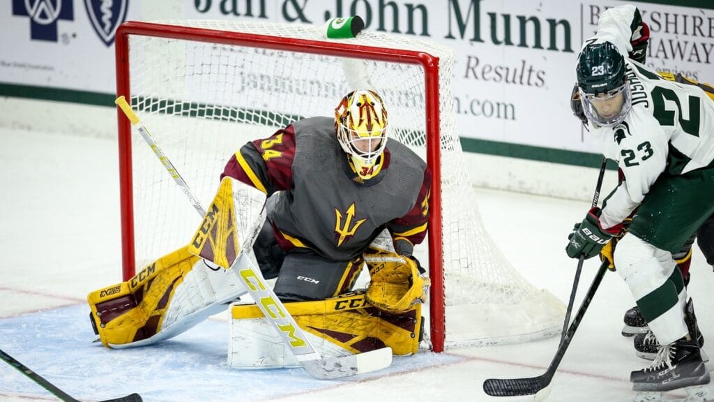 Sun Devils’ goalie Cole Brady ready to put litany of setbacks behind him