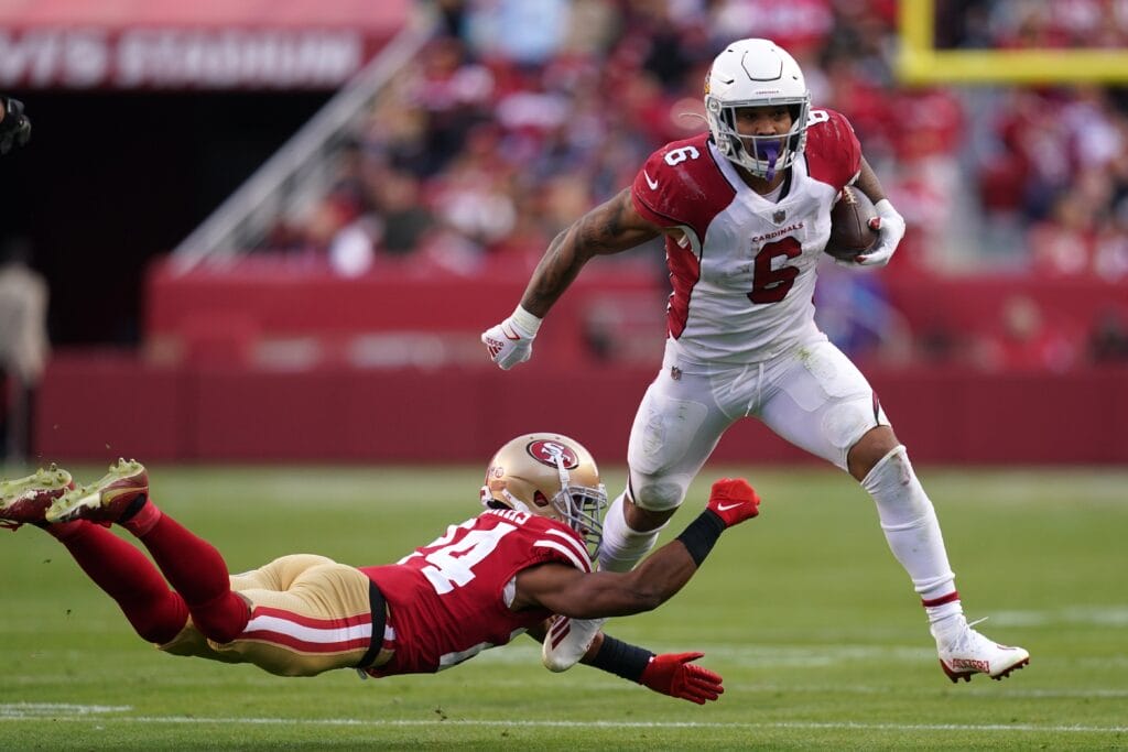 Kingsbury’s undermanned Cardinals run over 49ers en route to NFL best 8-1 mark