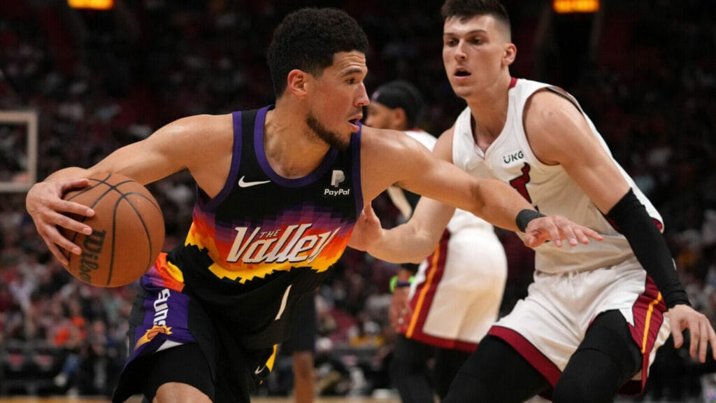 Shared experiences formed lasting bond for Tyler Herro and mentor Devin Booker