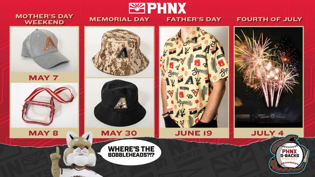 No D-backs bobbleheads in 2022 due to supply chain issues