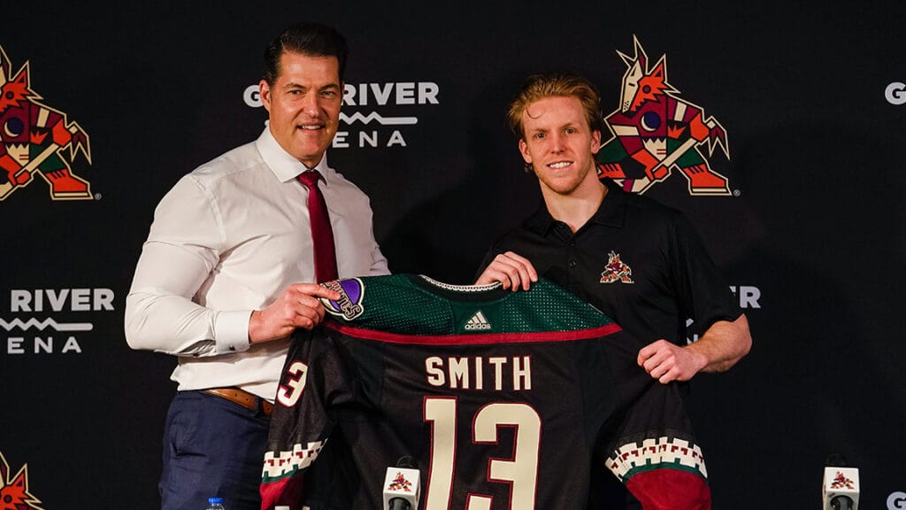 For Nathan Smith, the decision to sign with the Coyotes was all about opportunity