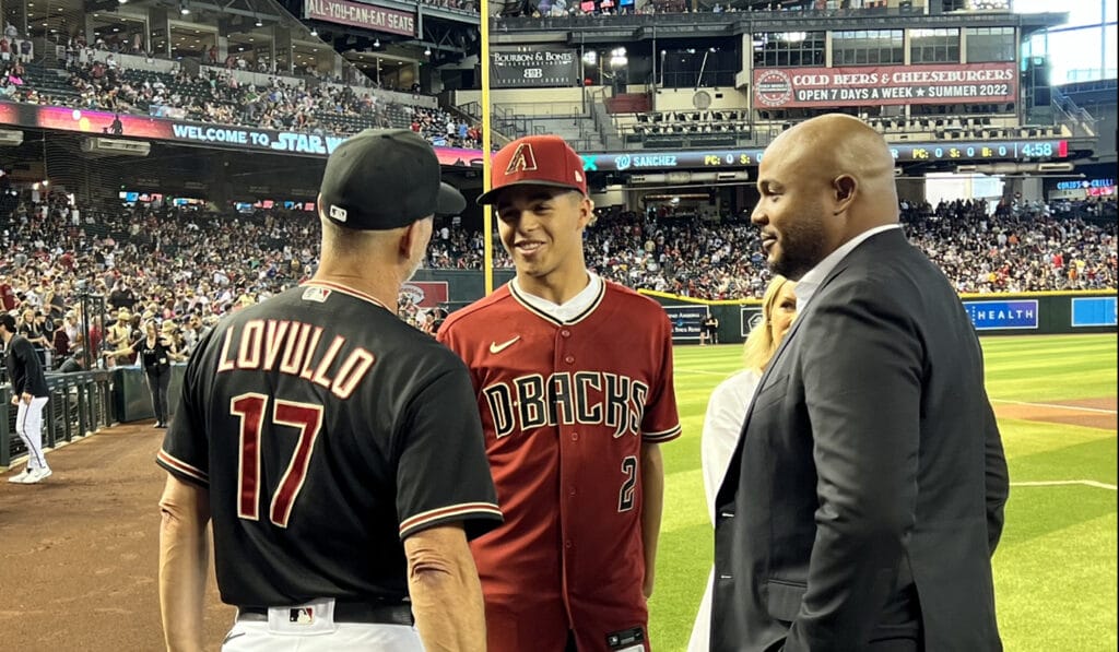 Inside top pick Druw Jones’ first day at Chase Field