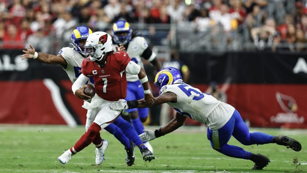 So far in 2022, Cardinals QB Kyler Murray is mostly running on empty