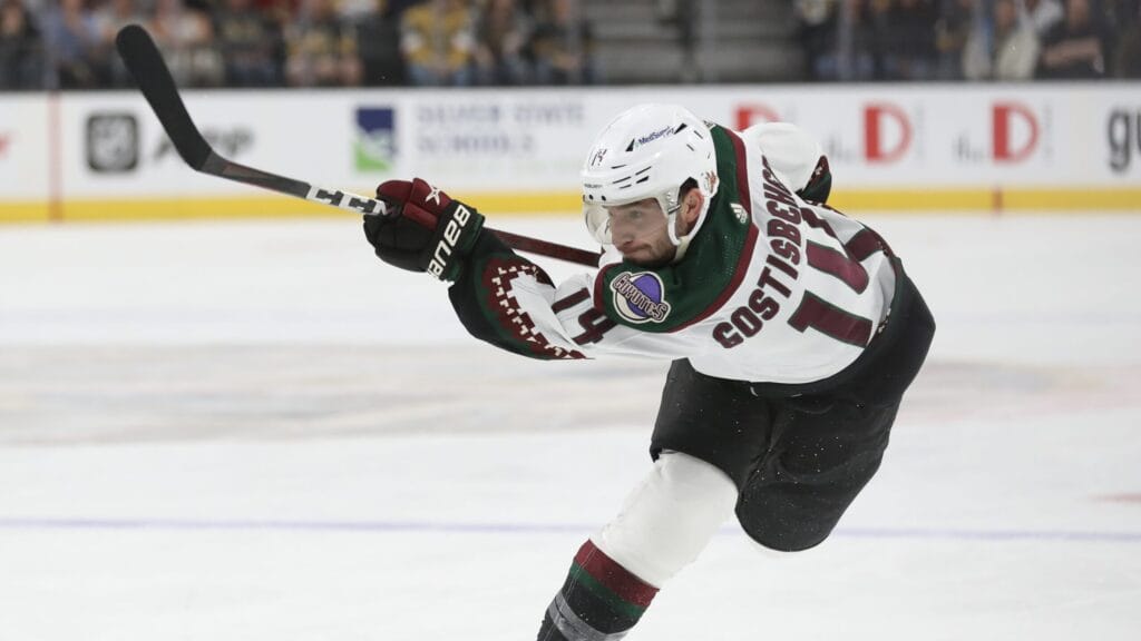 Ghost of former self? Coyotes defenseman Shayne Gostisbehere begs to differ