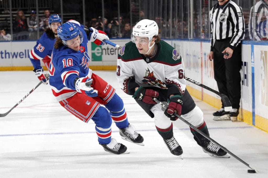 How Coyotes forward Matias Maccelli entered the Calder conversation for NHL Rookie of the Year