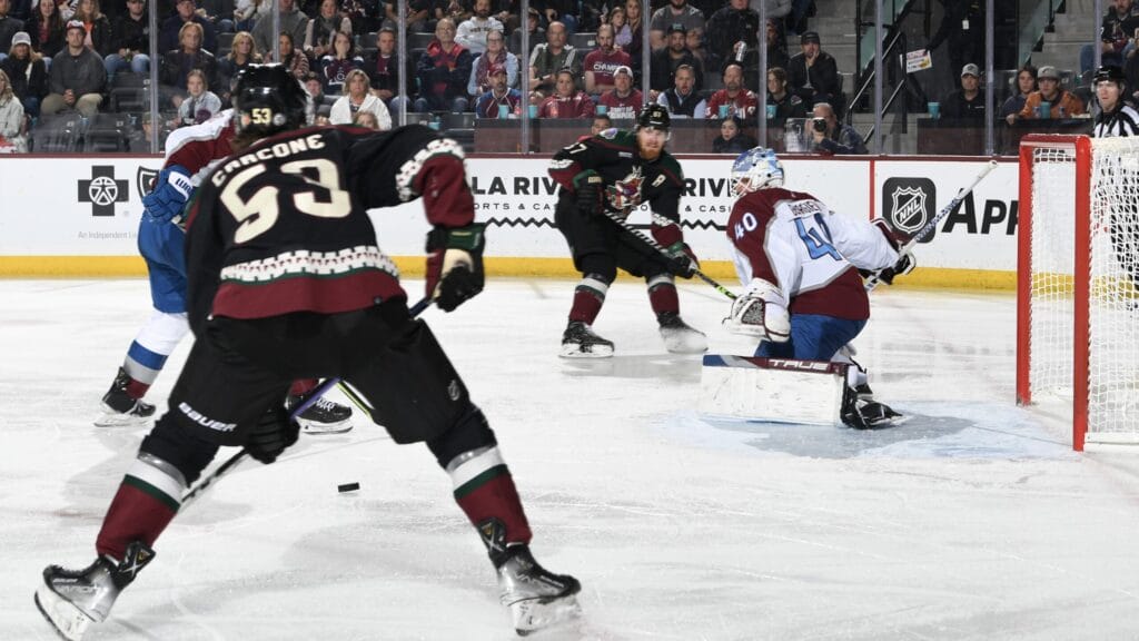 Coyotes forward Michael Carcone is hoping that a more complete game leads to a permanent NHL role