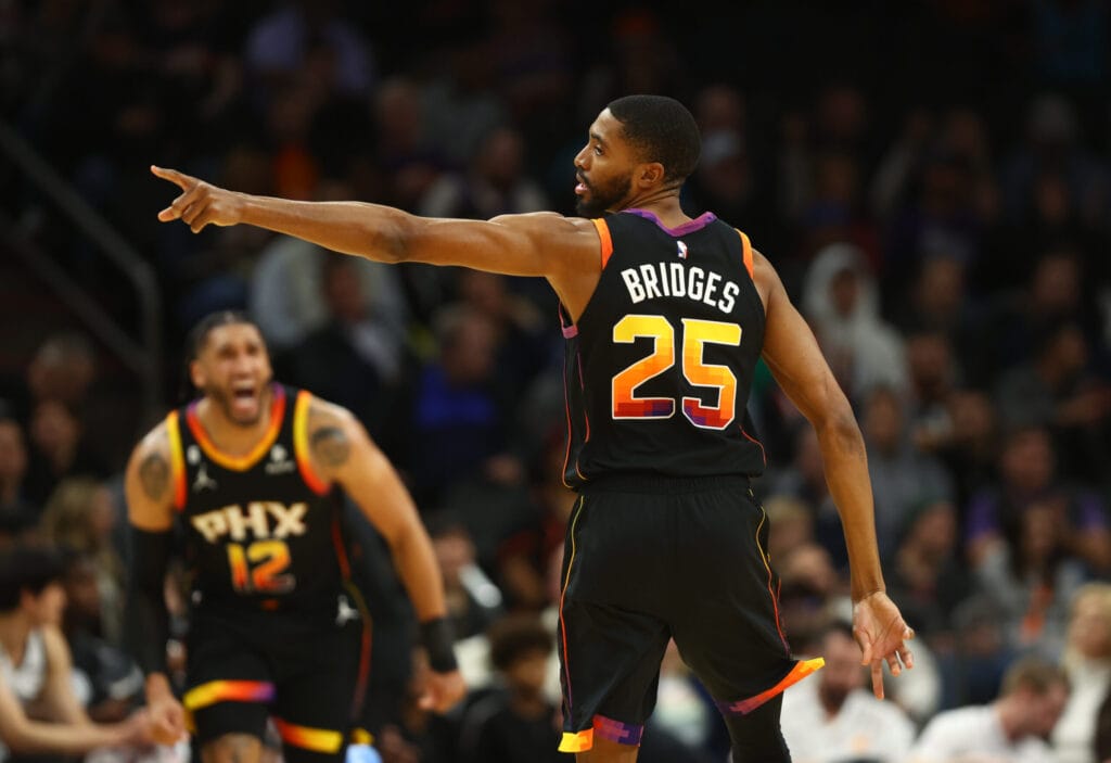 Mikal Bridges’ growth as playmaker during injury-riddled stretch raises Suns’ ceiling