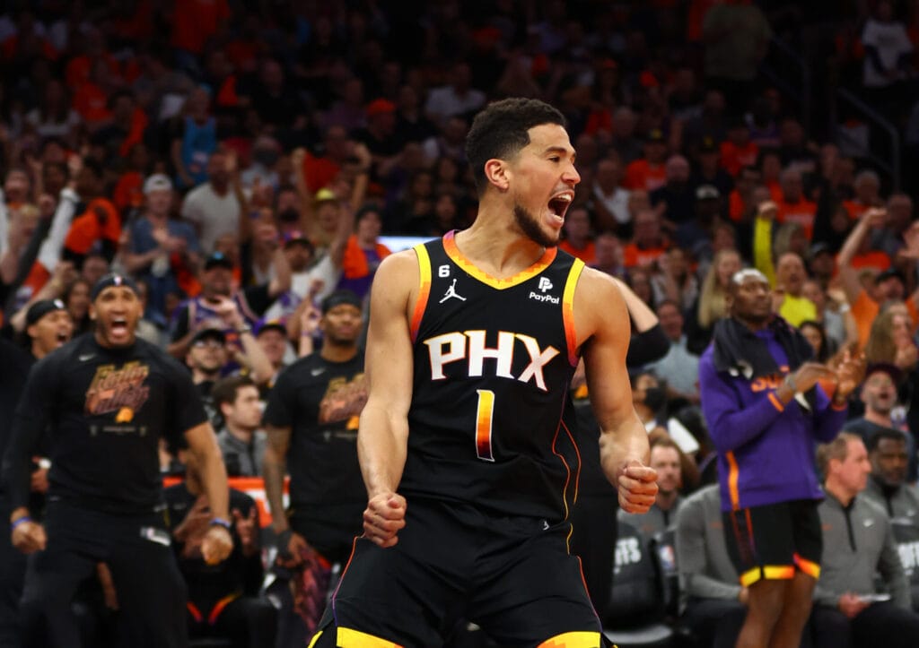 Defense, drives and dishes have transformed Devin Booker into two-way Suns superstar