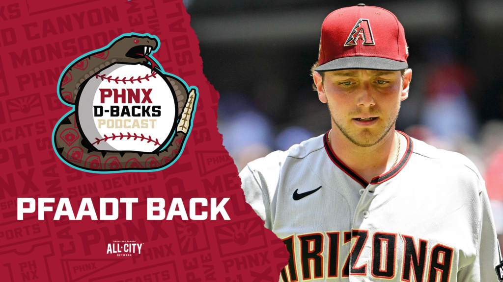 Brandon Pfaadt struggles in his major league debut but the D-backs offense comes up big against the Rangers