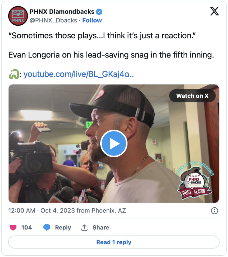 Evan Longoria turns back clock, carries Diamondbacks with glove in