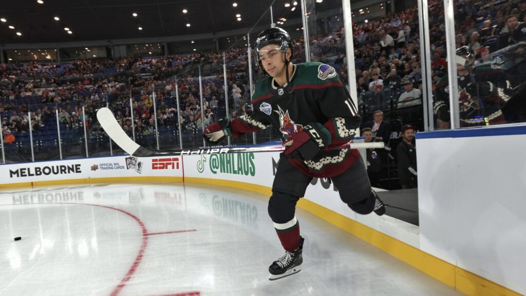 Coyotes prospect Dylan Guenther will begin the season in Tucson.