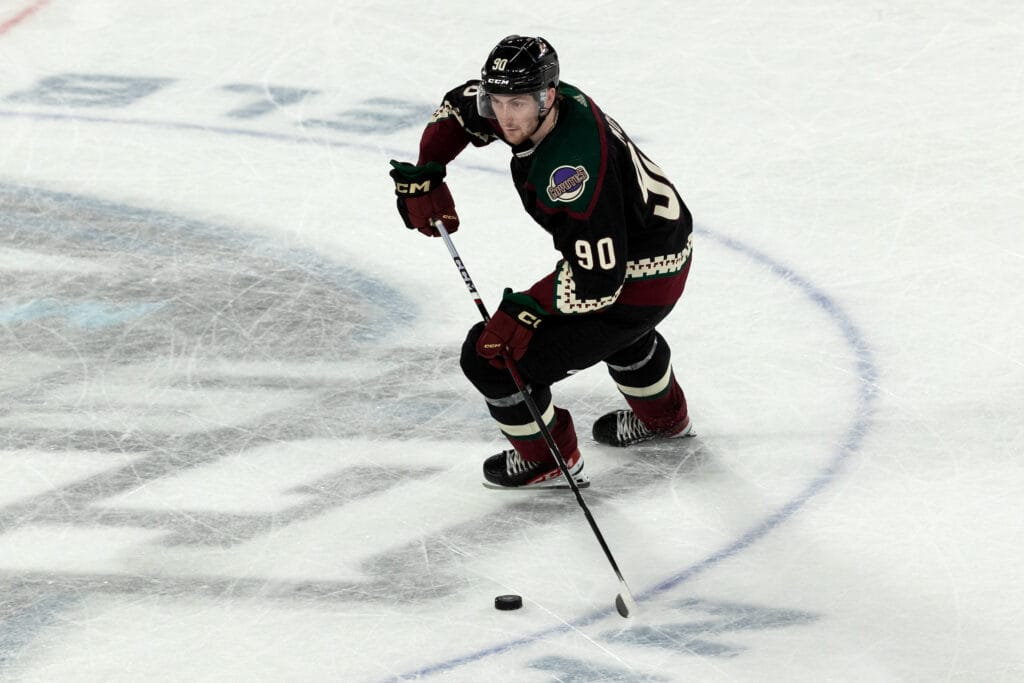 Coyotes defenseman J.J. Moser has emerged as a top-pair option.