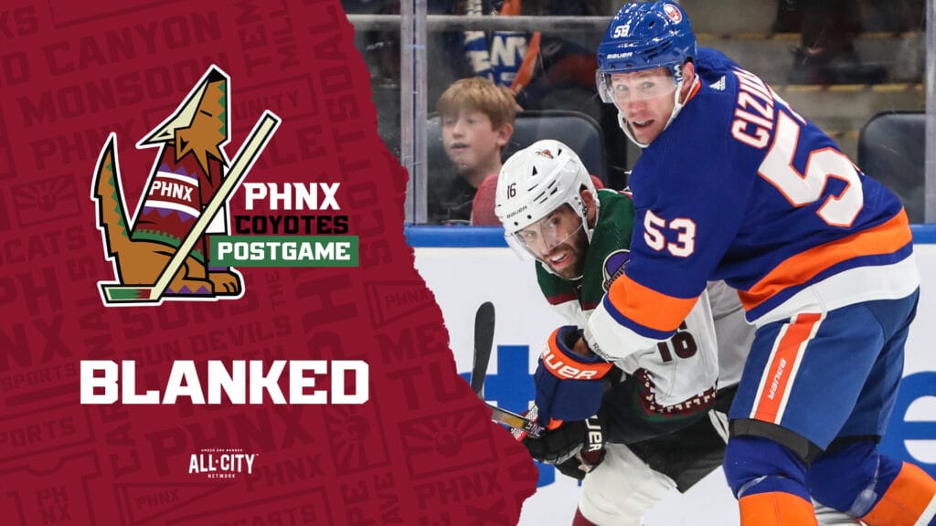 Karel Vejmelka keeps Arizona Coyotes afloat in shutout loss to New York Islanders