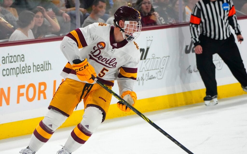 Skating is in Ty Murchison’s blood: Balancing ASU Hockey and the Philadelphia Flyers