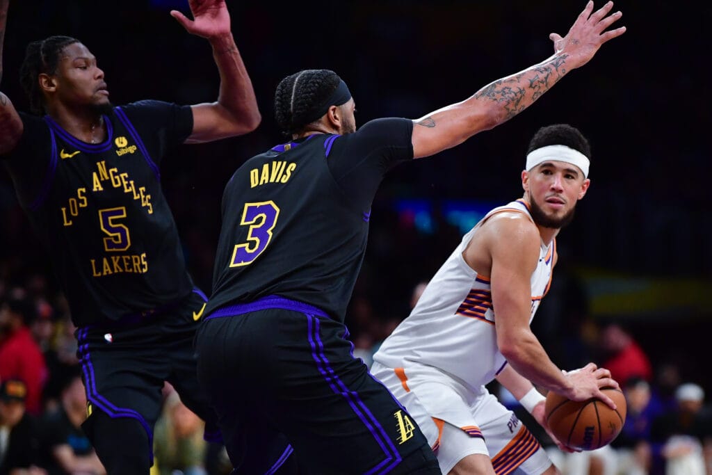 Devin Booker and the Phoenix Suns fell flat against the Los Angeles Lakers in the In-Season Tournament knockout round in a controversial finish