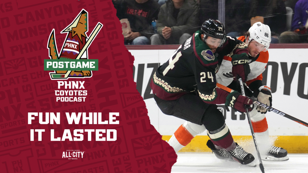 Arizona Coyotes fall flat to Philadelphia Flyers, end win streak