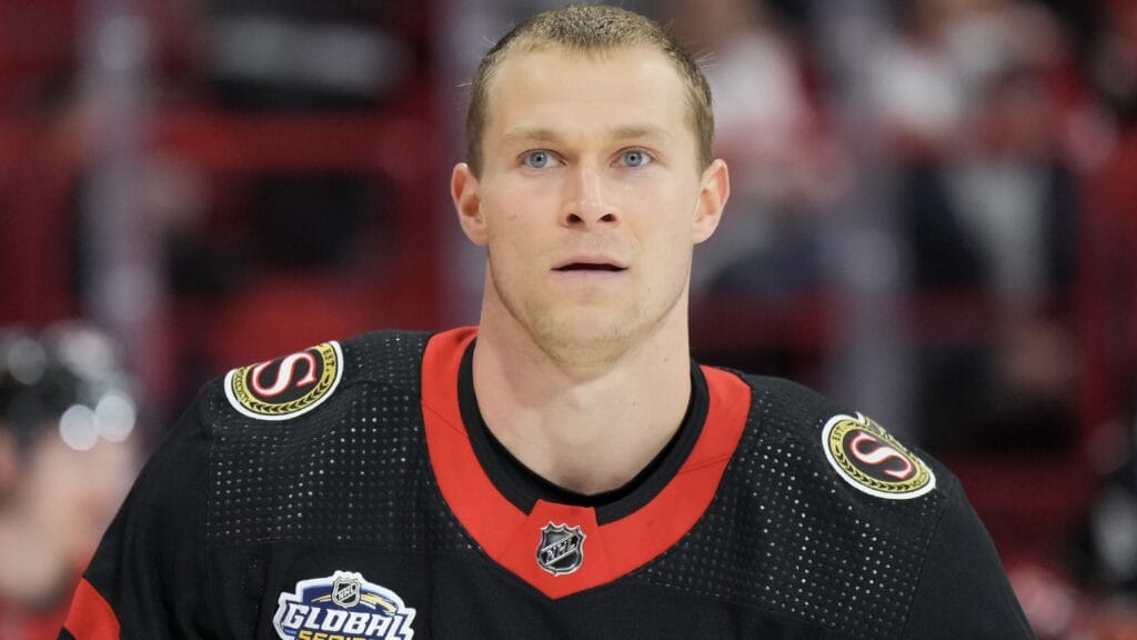 Jakob Chychrun will face the Coyotes in Arizona for the first time since they traded him to Ottawa last season.