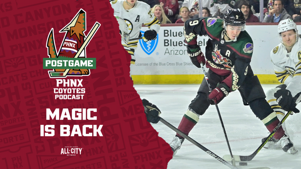 Nick Schmaltz wins it in OT to snap Arizona Coyotes losing skid versus Boston Bruins