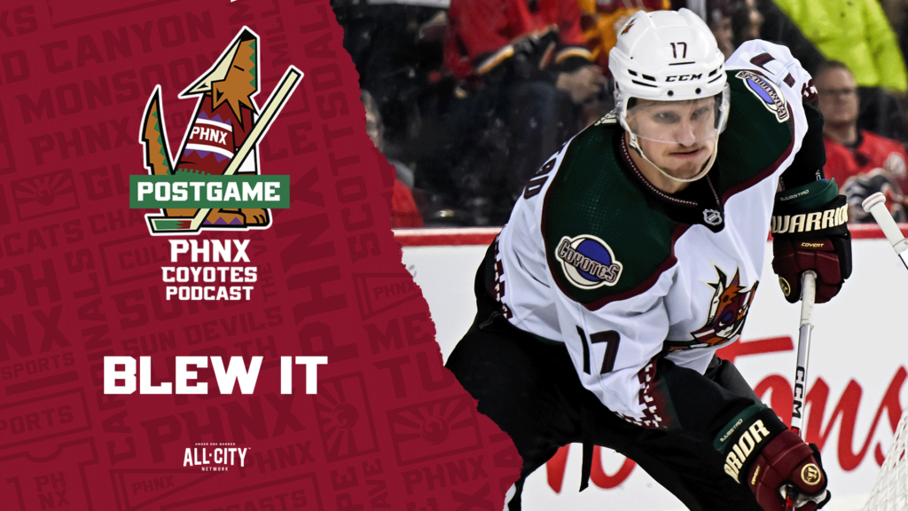Arizona Coyotes blow two-goal lead to lose to Calgary Flames for second time in as many weeks