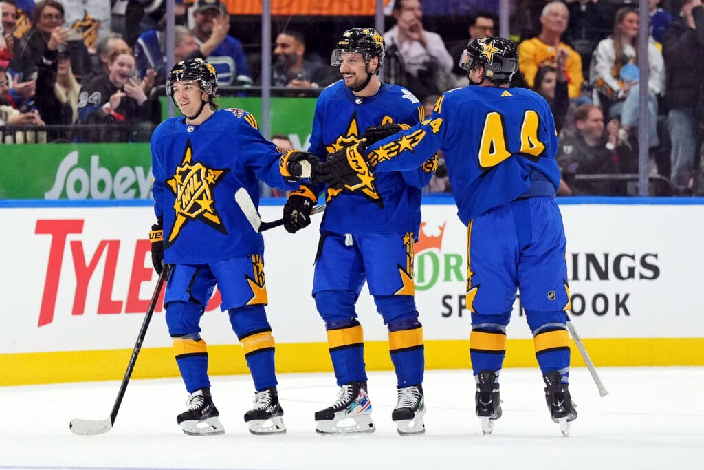 Clayton Keller and Auston Matthews click in All-Star game victory