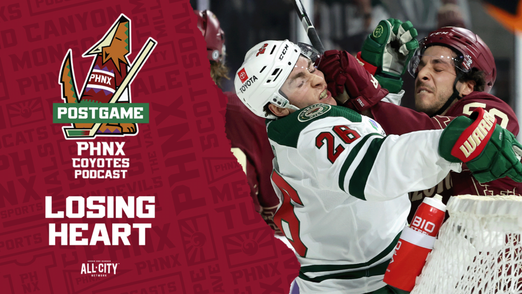 Logan Cooley scores Arizona Coyotes’ lone goal in 7th straight loss, this one to Minnesota Wild