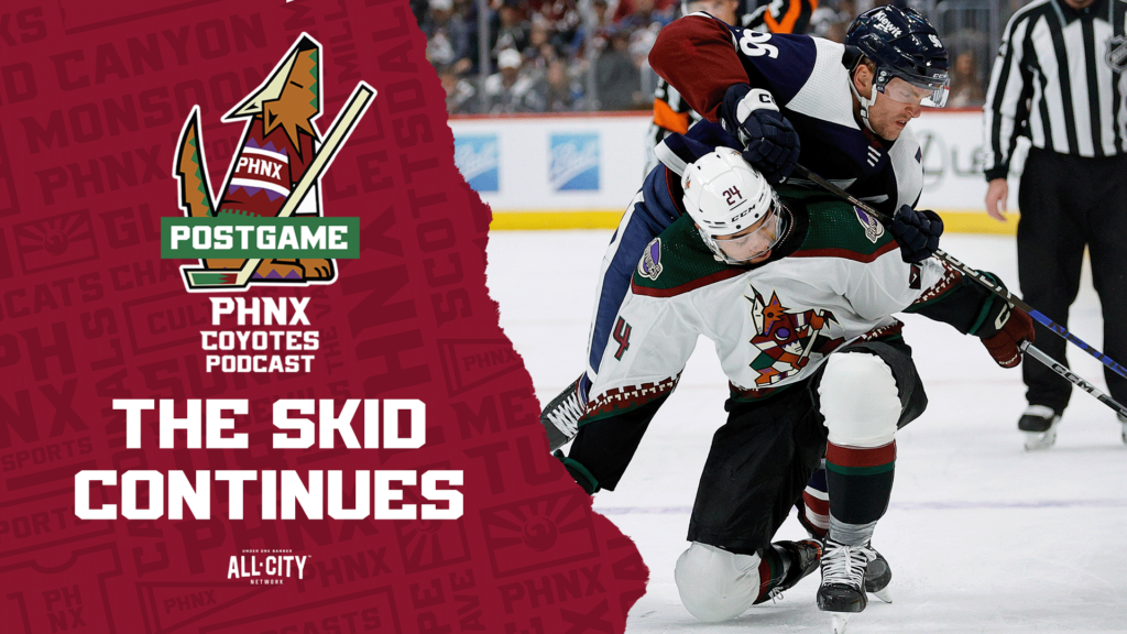 Arizona Coyotes losing streak hits 9 straight with loss to Colorado Avalanche