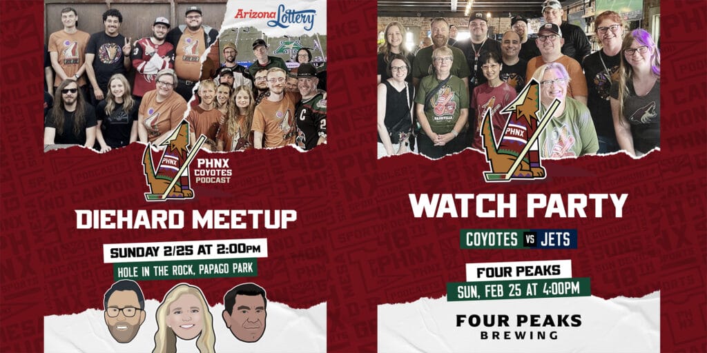 PHNX Coyotes MEETUP presented by az lottery