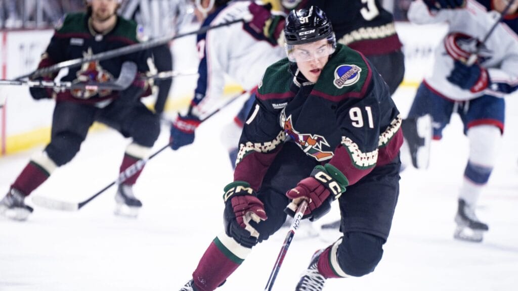 Josh Doan has had an impressive debut with the Coyotes.