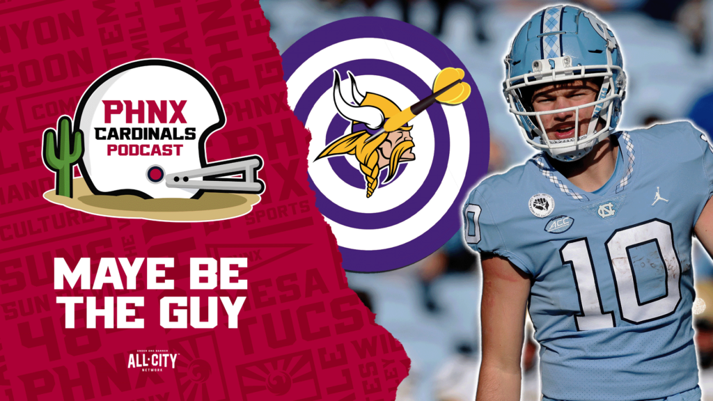 REPORT: Minnesota Vikings TARGETING QB Drake Maye Via Draft Trade At Pick #4 With Arizona Cardinals