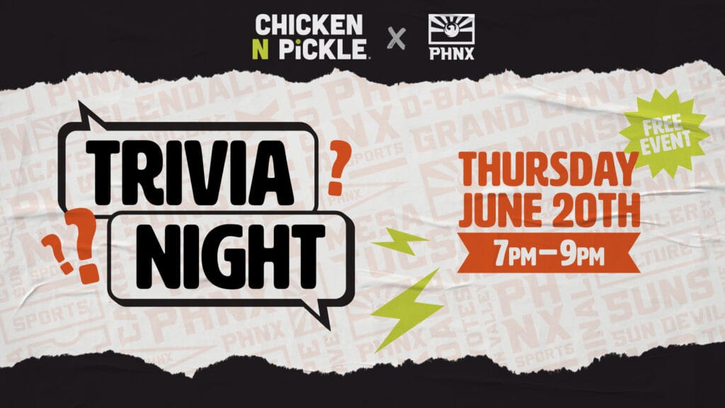 PHNX Trivia Night at Chicken N Pickle