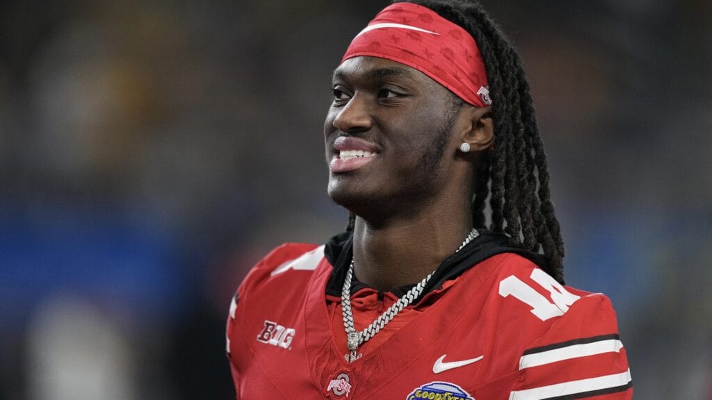 Marvin Harrison Jr. is the most hyped Cardinals receiver since Larry Fitzgerald.