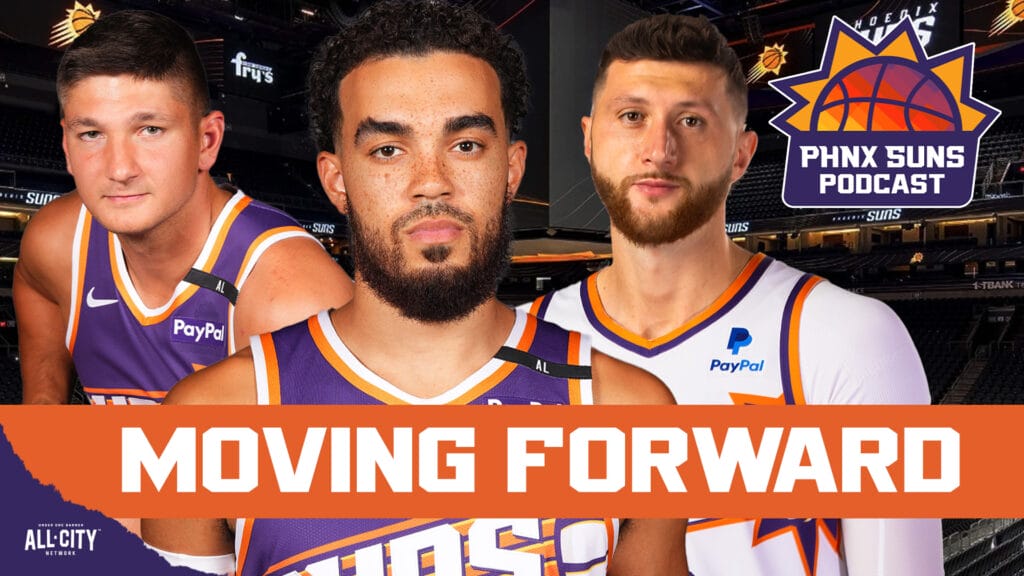 Tyus Jones Jusuf Nurkic Grayson Allen Phoenix Suns Media Day