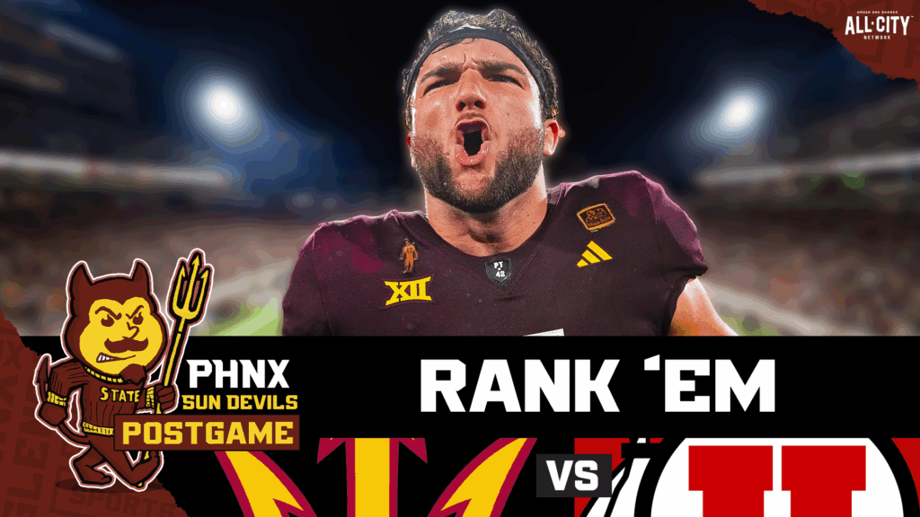POSTGAME: Cam Skattebo & Arizona State STUN No. 16 Utah, Cam Rising