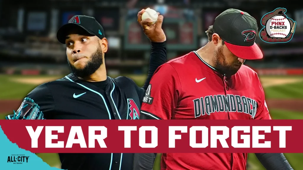 Diamondbacks pitchers Eduardo Rodriguez and Jordan Montgomery