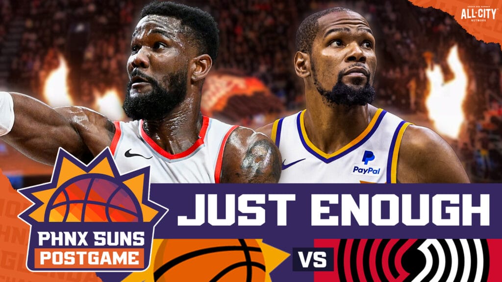 Booker, Durant & Suns BARELY Escape Bad 4th And Trail Blazers