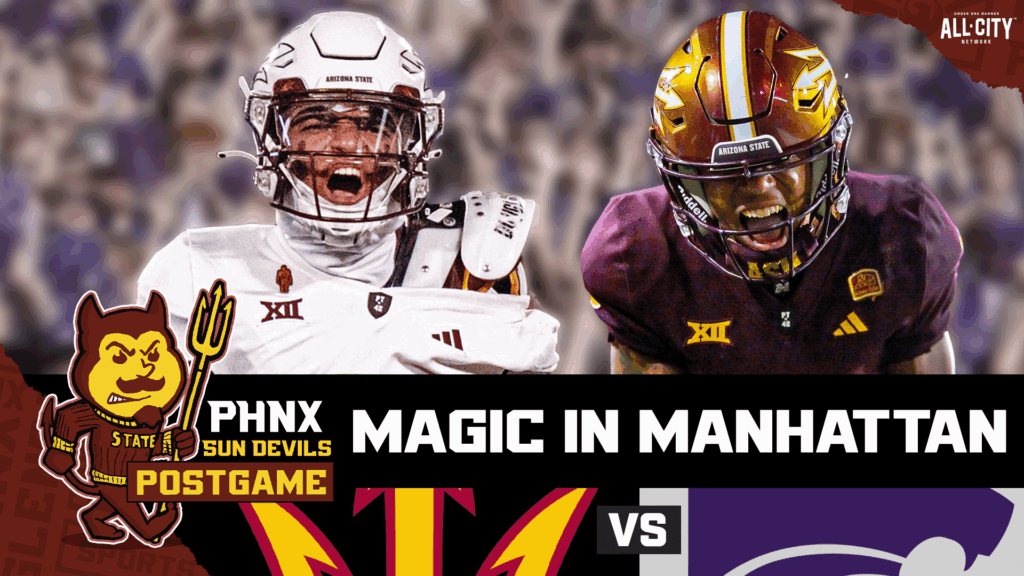 POSTGAME: Jordyn Tyson FEASTS In Arizona State’s Upset Over No. 16 Kansas State