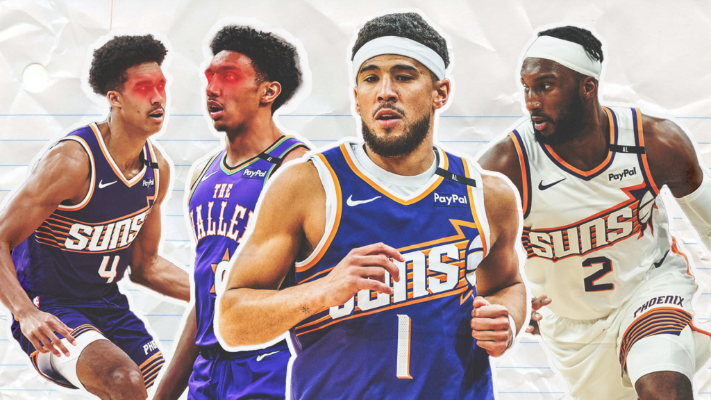 Oso Ighodaro, Devin Booker, Josh Okogie
