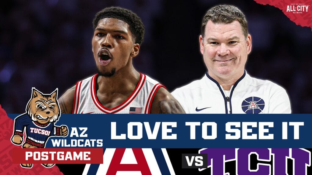 POSTGAME: Caleb Love DOMINATES As Arizona Wildcats Get FIRST Big 12 Win
