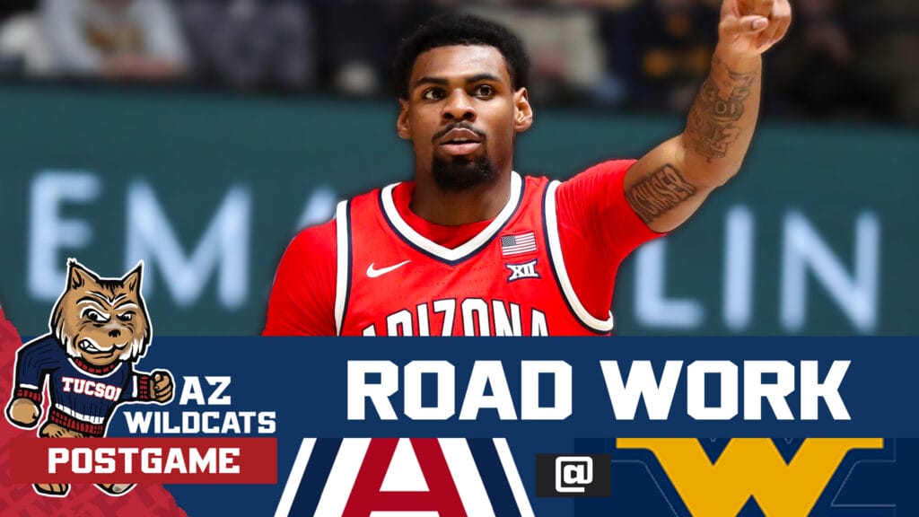 POSTGAME: Arizona OVERPOWERS West Virginia Behind KJ Lewis’ Career Night In Road Rematch